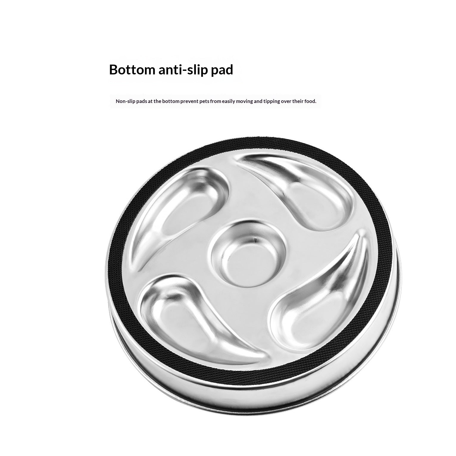 Pet Bowl Slow-feeding Bowl ,Bowl Stainless Steel Water Bowl