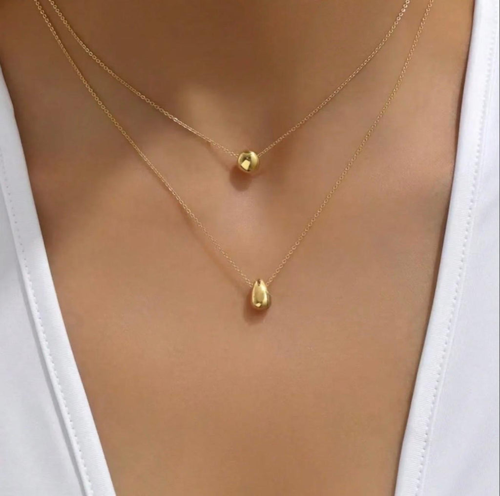 Double-layer necklace