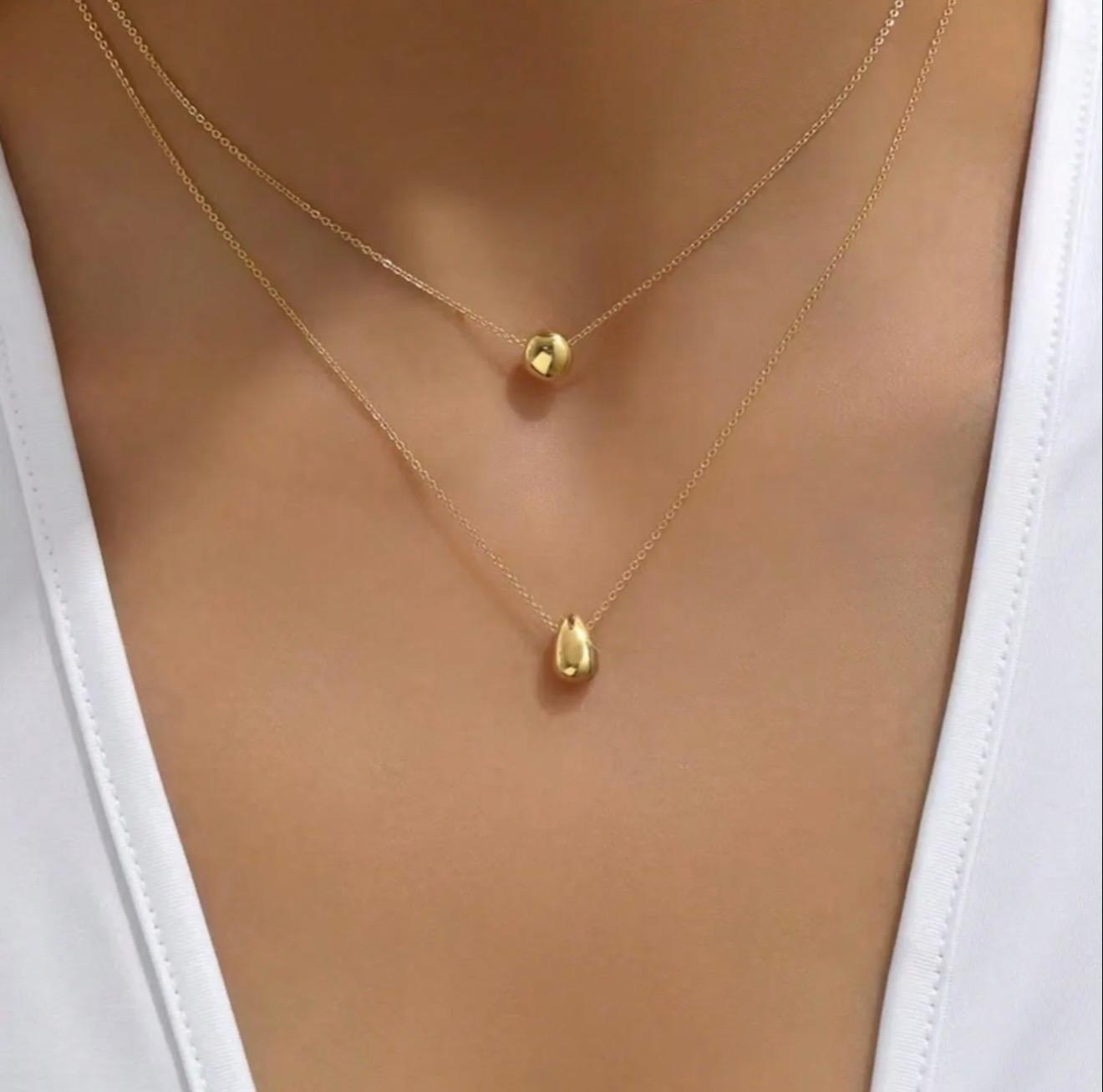 Double-layer necklace