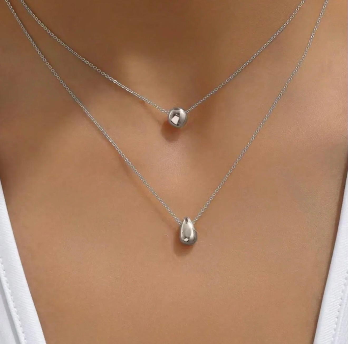Double-layer necklace