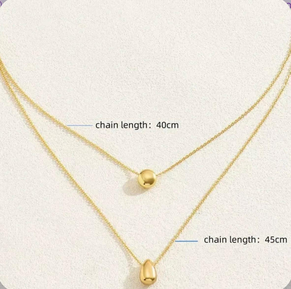 Double-layer necklace